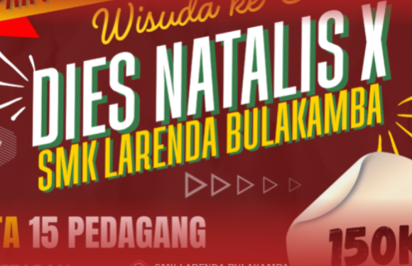 Gelar Lapak Pedagang dalam Peringatan Wisuda ke-8 dan Dies Natalis X