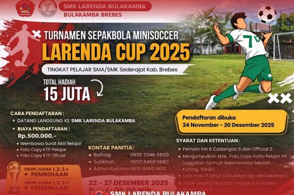 Turnamen Minisoccer LARENDA CUP 2025