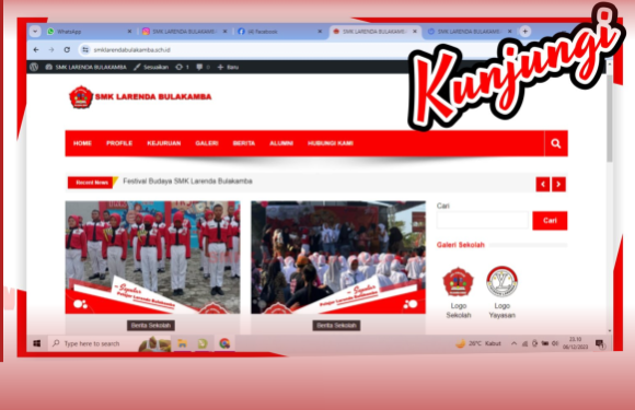 Kunjungi Website Resmi SMK Larenda Bulakamba